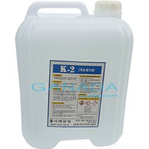 가나다용품A08080 이레산업 K-2 백화제거제 18L 백화세척제 세정제 석재 돌계단 타일바닥 목욕탕 건물외벽 적벽돌 석회질제거 백화청소약품, 1개