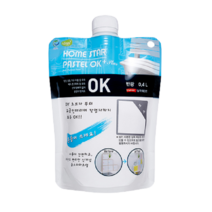 [삼화페인트]다용도 멀티 페인트 홈스타파스텔OK+ 0.4L 반광 / 간편한 사용 필요한 만큼 소량 페인트, 화이트크림