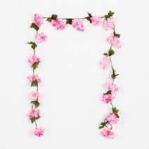 전통찻집 카페 벚꽃조화 벽장식 가랜더 꽃집 상큼한 가랜드 복지관