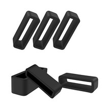 레진 벨트용 시계 밴드 루프 홀더 키퍼 6개 실리콘 가죽 고무 스트랩용 교체 패스너 링 내구성 있는 리테이너 사이즈(24mm)