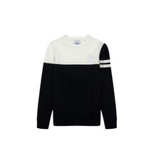 루이까스텔 여자 소매 2 완장 방풍 라운드 스웨터_3LCSW042W