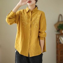 브에나 자수셔츠