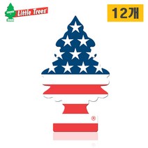 리틀트리 방향제 차량용 차량 종이 걸이형 사쉐 바닐라프라이드 12개