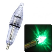 집어등 12cm 5AA 배터리 LED 오징어 루어 램프 바다 낚시 문어 커틀 우산 후크 깊은 드롭 조명 1 개입, 03 green_01 S