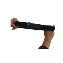 양드레 벨크로스트랩 탄성 (와이드 롱블랙) 고정 찍찍이밴드, 탄성 와이드롱(3x40cm)