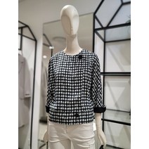 SI SI SI기하학패턴 가오리핏 자켓형 블라우스SDBAH2406A (P002537661)