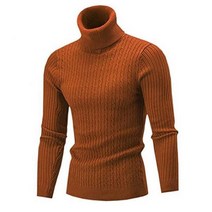 방한 터틀넥 겨울 남성 스웨터 니트 풀오버 롤넥 가을/겨울용 따뜻한 점퍼 슬림핏 캐주얼
