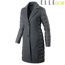 [엘르골프] (여성)WOOLMIX코트형다운_6D81101