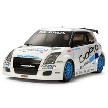 타미야 GoPro 몬스터 스포츠 슈퍼 스위프트 M-05 섀시 RC카, 혼합 색상