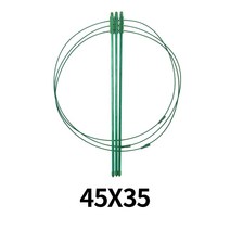 원형 와이어 지름조절 울타리 지지대 45x35 원예지지대 꽃지주대 국화 넝쿨