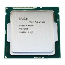 파워딜 코어 i7 4790K 프로세서 소켓 LGA1150 4.00GHz 8M 4 세대 데스크탑 쿼드 스레드 사용 CPU 대량 제품, 한개옵션0