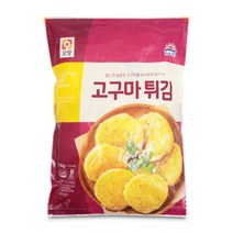 KM 사조오양 고구마 튀김 1kg 야채 냉동 튀김 에어프라이어 업소용