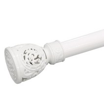 한국레일갤럭시 35mm 로얄 커튼봉 커텐봉, 화이트