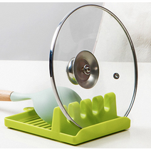 요리 조리 받침대 국자 거치대 - 그레이 국자홀더 뚜껑거치대