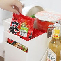 간식정리함 식료품보관 오픈 수납함 박스 와이드, 경사박스슬림(SB60)