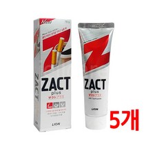 작트 플러스 치약 150g x5개 /ZACT/미백/구취/