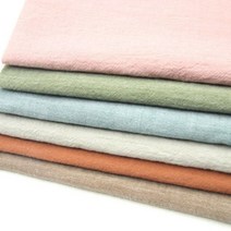 123cm소폭 핫딜 워싱 아사천 린넨원단 파스텔 6컬러, 민트