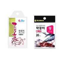 금호조침 학꽁치바늘 레드 KS-715 학꽁치낚시바늘