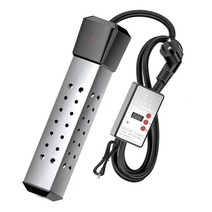 돼지꼬리 히터 물히터 물데우는 기계 순간가열 전기, 2000W 70도 자동 전원 꺼짐