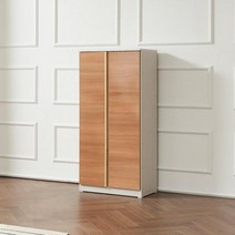 이동식 선반 거실전면 5단 오픈 책장 4컬러 이자카야 아이방 현관 서재, 오크