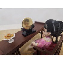미니어처하우스 인형가구 구관인형 하우스 인형 소품 육일돌 미니가구 usd 가구미니어처 꾸미기, 한 쌍의  새