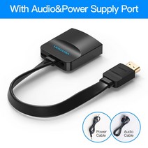 비디오테이프 변환 비디오 테이프 USB 플레이어 동영상 파일 vention hdmi to vga 어댑터 digital to analog video audio converter, 74346 플랫