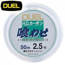 듀엘 HD카본 쿠와세50m 카본 목줄, 5.0호-102335