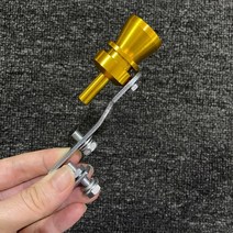 carmodified turbo whistle 배기 파이프 사운더 turbo 361, 노란색
