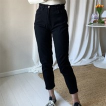 셀러허브(잡화) 여자 봄 가을 히든밴딩 테이퍼드핏 편한 맘진 면바지