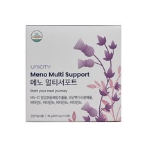 유니시티 메노 멀티서포트 800mg x 60정 - 중년 여성건강 갱년기 영양제, 1개