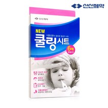 신신제약 쿨링시트 Cooling sheet, 6매X1개
