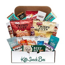Keto 글루텐프리 저탄수화물 여러가지 맛 스낵 20개 키프트 박스, 20개 세트
