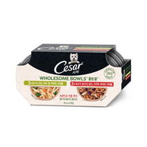 시저 성견용 홀썸볼 믹스팩 습식사료 닭 고구마 콩 85g x 3p + 쇠고기 닭 당근 보리 콩 85g x 3p 세트, 7세트