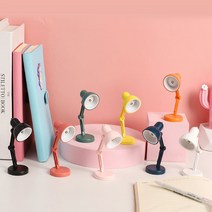 미니 LED램프 스탠드 감성조명 독서 캠핑 랜턴 집게 클립형 무드등 인테리어소품 꼬마전구, 오렌지