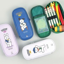 대용량 지퍼형 파우치 필통 케이스 커터칼 구 필통 도구 계산기 문구세트 볼펜 샤프 형광펜 수정테이프, 쿠팡 바이올렛, 쿠팡 본상품선택