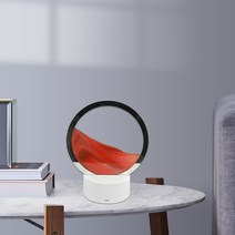 3D 모래 시계 인테리어 소품 선물용 샌드아트 Liusha-예술 테이블 램프 RGB 다채로운 색상 변경 조명 크리에이티브 책상 공예, [03] Yellow