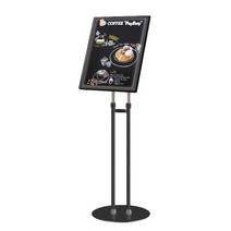LED 광고판 메뉴판 POP대 스탠드 간판 입간판 A2 흑색