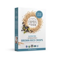 One Degree Cereal Rice Crisp Brown 원디그리 브라운 라이스 크리스피 시리얼 글루텐프리 227g, 1개