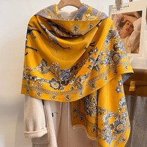 여성 캐시미어 스카프 머플러 목도리 두꺼운 따뜻한 겨울 Houndstooth 디자인 인쇄 Pashmina 레이디 랩 니트 풀라 담요