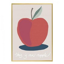 기타 바보사랑[마이월플레이즈]모던 슬림액자 This is an Apple A3사이즈, 1.무광 블랙