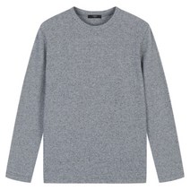 탑텐 22 FW 남성 브러쉬드 와플 라운드넥 긴팔 티셔츠 MGR