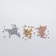 고정볼 누름볼 악세사리부자재 2mm (2g)비즈공예 팔찌만들기 목걸이재료 마스크스트랩, OR(실버)