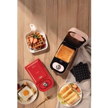 와플기계 브뤼셀 메이커 샌드위치 크로플 시나모롤, 화이트 (샌드위치 플레이트 + 와플 + 붕어빵)