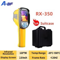 열화상카메라 열 카메라 적외선 a-bf uni-t uti260b rx-600 화상 디지털 화상 실시간 라이브 온도계 -15550°c, rx-350(세트)