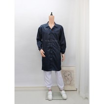 [제전가운] 네이비 Y카라 방진복 제전투피스 크린룸용품 제전슬리퍼 사파리 정전기제거, 3XL