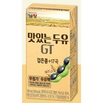 남양유업 병문안 선물 맛있는 두유 GT 검은콩+17곡 190ml x 16개 (4박스) 부모님 어린이 청소년 수험생 단백질보충 센스, 10세트