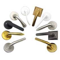 방문손잡이모음 _문고리 문손잡이 욕실손잡이 레버 시린다 스텐 화이트 골드 블랙, 키타입 10. CL-5741(BK)