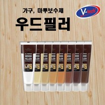 [브이텍] 목재 메꾸미 우드 필러 원목 마루 바닥 보수 가구 흠집 제거 메꿈제 보수제 퍼티, 색상:오크