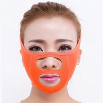 대현정보통신 얼굴땡김이 16 브이라인만들기 얼굴보정밴드 리프팅밴드 (6225202), 땡김이 오렌지색