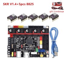 BTT SKR V14 마더보드 BIGTREETECH 컨트롤러 32 비트 컨트롤 플레이트 TMC2209 TMC2208 a4988 drv8825 드라이버 엔더 3 프로 업그레이드, SKR V1.4-drv8825